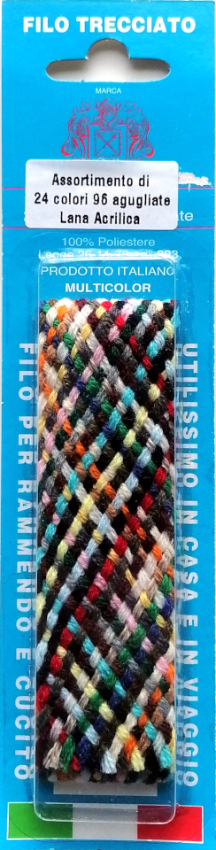 Art.51499 Treccia filato in lana acrilica - Clicca l'immagine per chiudere